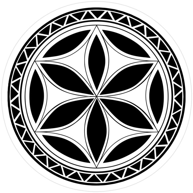 Simbolul Arcanthium – rozeta cu șase brațe